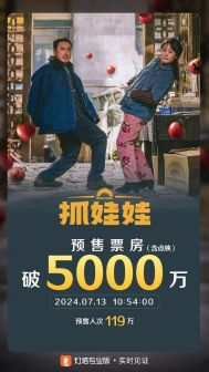 影片《抓娃娃》预售总票房突破5000万